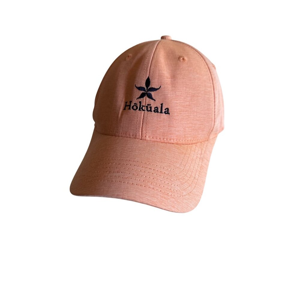 Hōkūala Peach Mid Fit Golf Baseball Cap By Ahead Adjustable strap